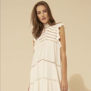 zenna dress ba&sh white dress